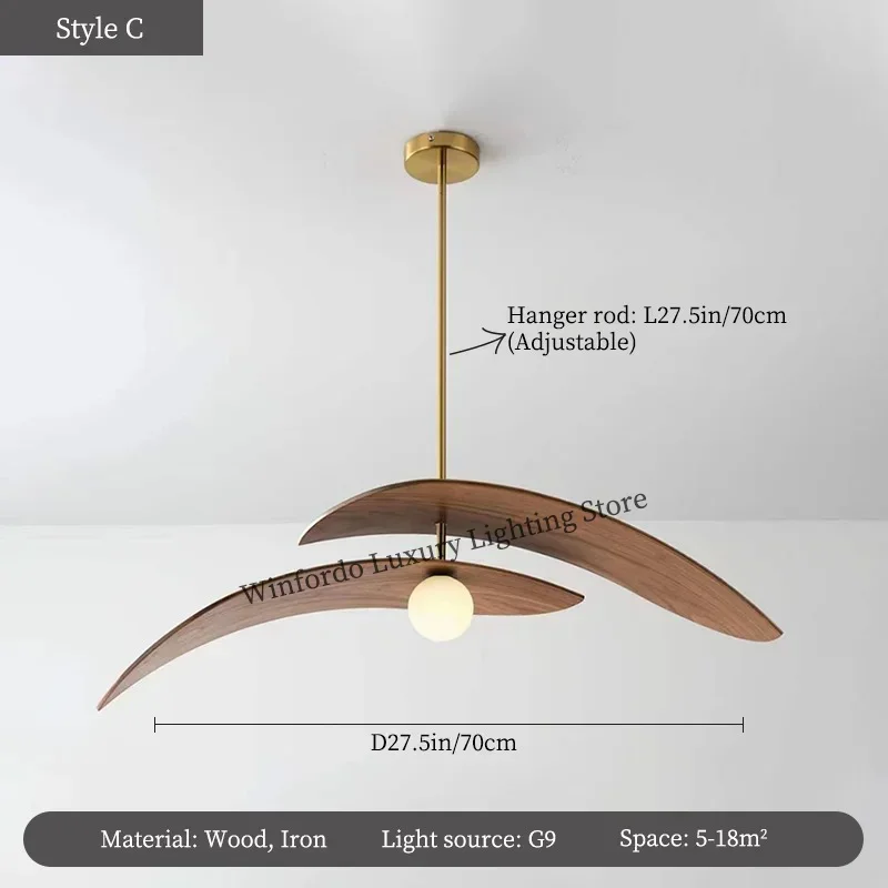 

Winfordo Wabi Sabi деревянная люстра