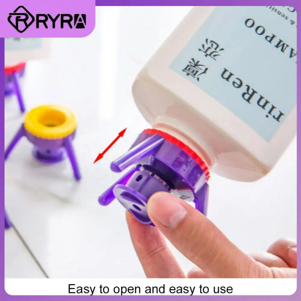 

Bathroom Bracket Inverted Bottle Cap Design Portable Inverted Bottle Cap Leak-proof Easy To Pour Liquid Lid Design Of Head Rest