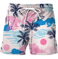 2022 mens beach shorts hawaiian shorts sports running fitness surfing swimming beach vacation shorts