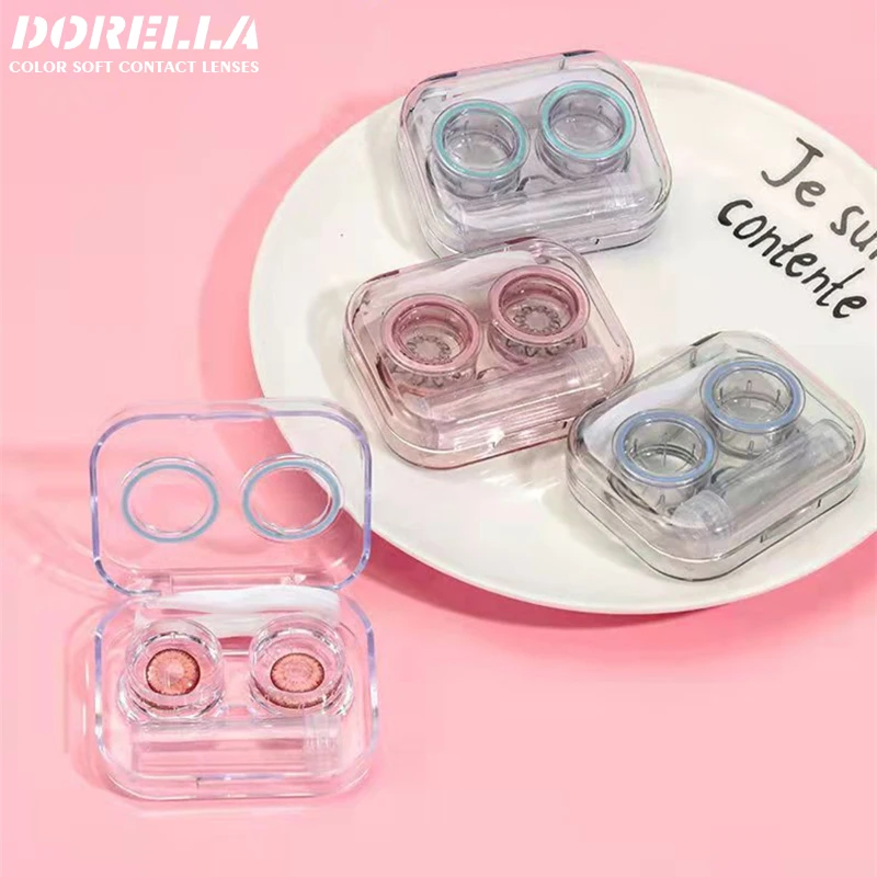 

DORELLA Color Contact Lenses for Eyes 1 Pair Contact Lenses Partner Colored Lenses Blue Lens Beauty Makeup Color Lens Eyes