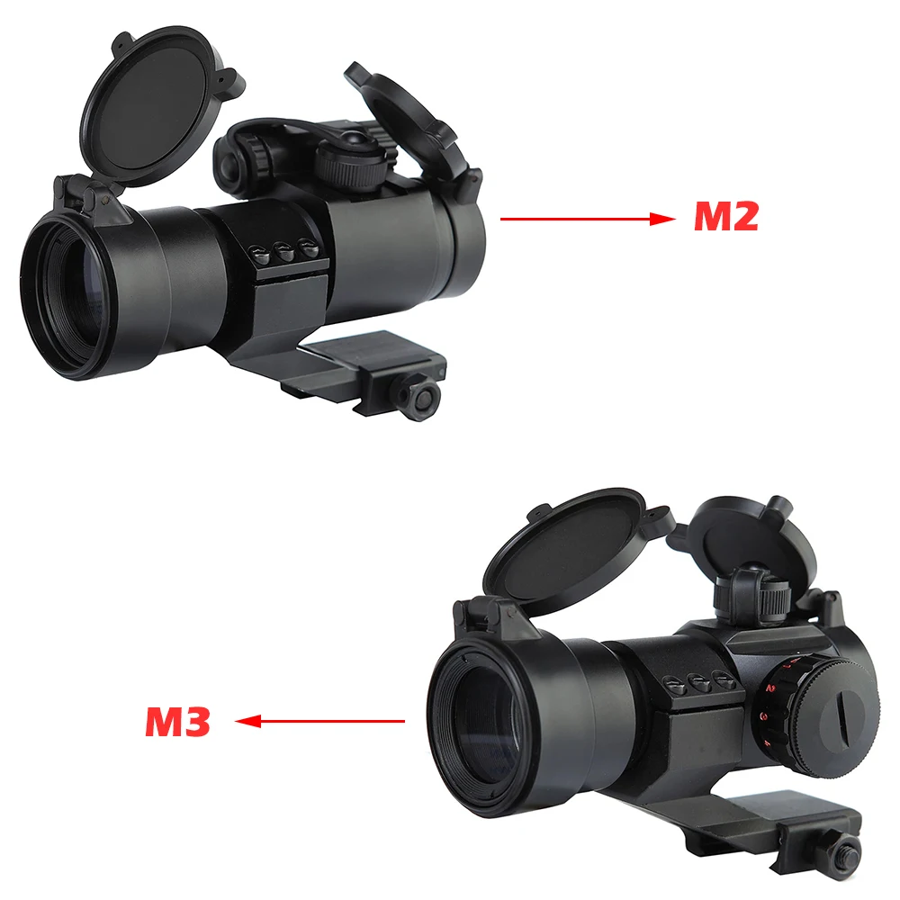 

Tactical M2 M3 Red Green Dot Scope Hunting Optics Holographic Reflex Sight For 20mm Cantilever Mount Airsoft Riflescope