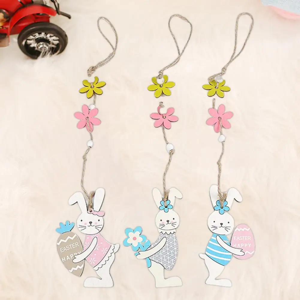 

Fashion Hanging Pendant Anti-fading Anti-deformed Bright Color Easter Hanging Ornament Daily Use