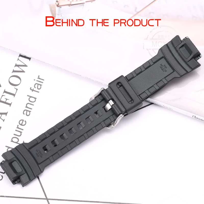 Resin Watch Band Suitable For CASIO PRG-270 Men Waterproof Rubber Strap  Bracelet Wristband Watch Accessories
