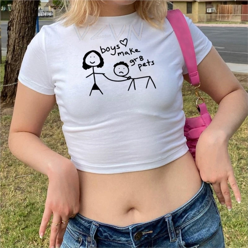 Винтажные уличные топы с принтом США для мальчиков хороших домашних животных