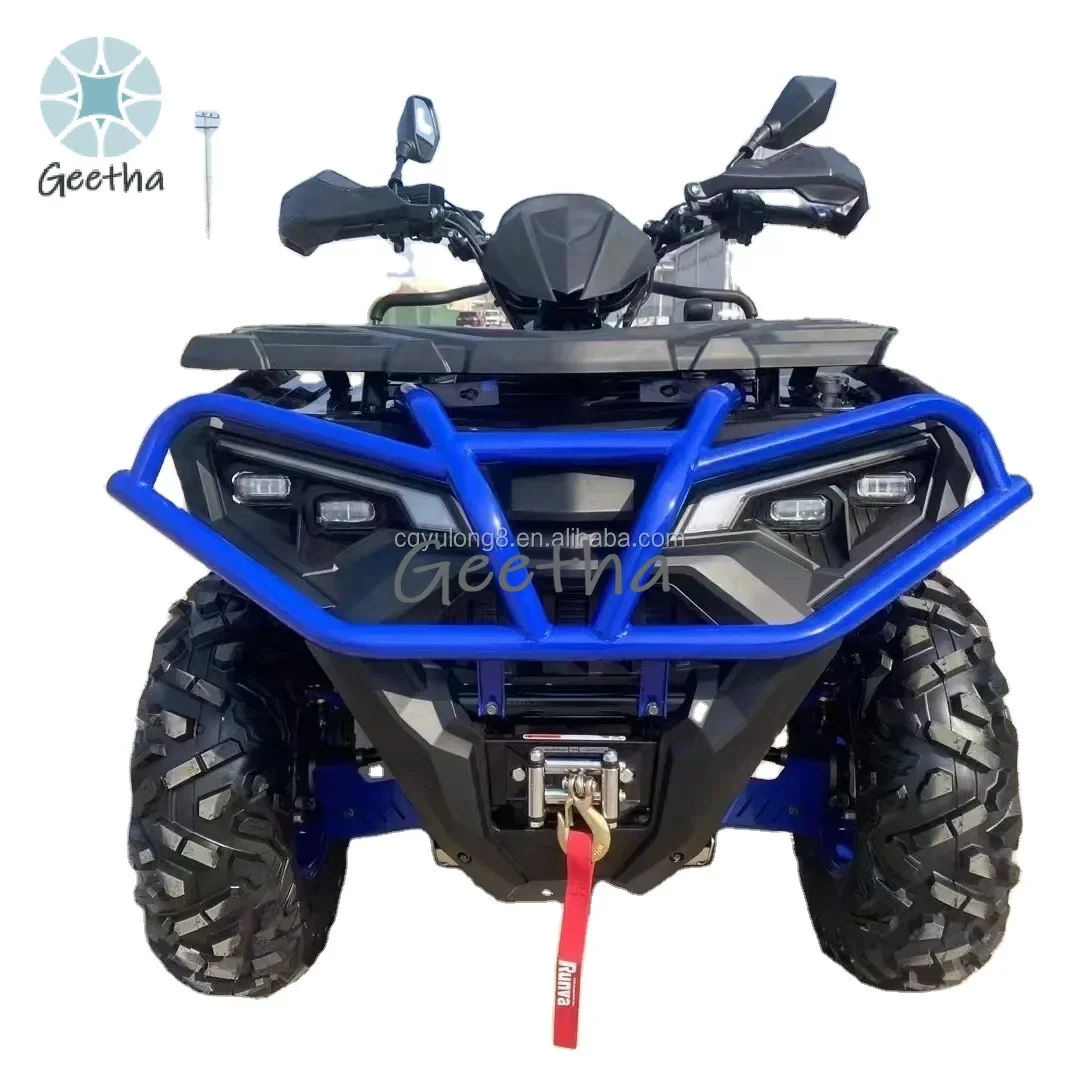 Фото Заводской 400cc 500cc 600cc ATV 4x4 Четырехколесный велосипед Новый дизайн ATV 4-колесный мотоцикл Фермерский спорт Внедорожный квадроцикл для продажи №1