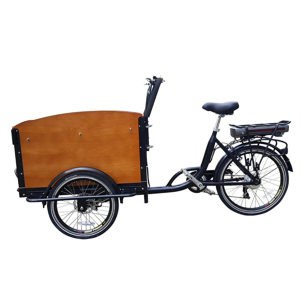 

Family Delivery Electric Reverse Cargo Trike Tricycle with Large Loading Box