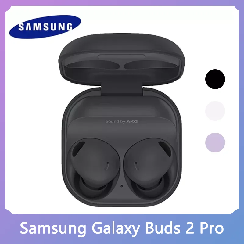 

Оригинальные беспроводные Bluetooth-наушники Samsung Galaxy Buds 2 Pro, шумоподавляющая гарнитура, Hi-Fi наушники IPX7 Buds2Pro