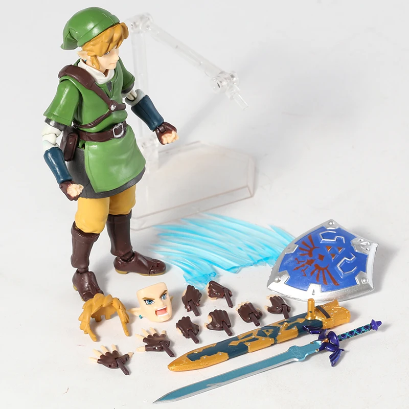 

Skyward Sword Link Figma 153 ПВХ экшн-фигурка Коллекционная модель игрушка подарок кукла