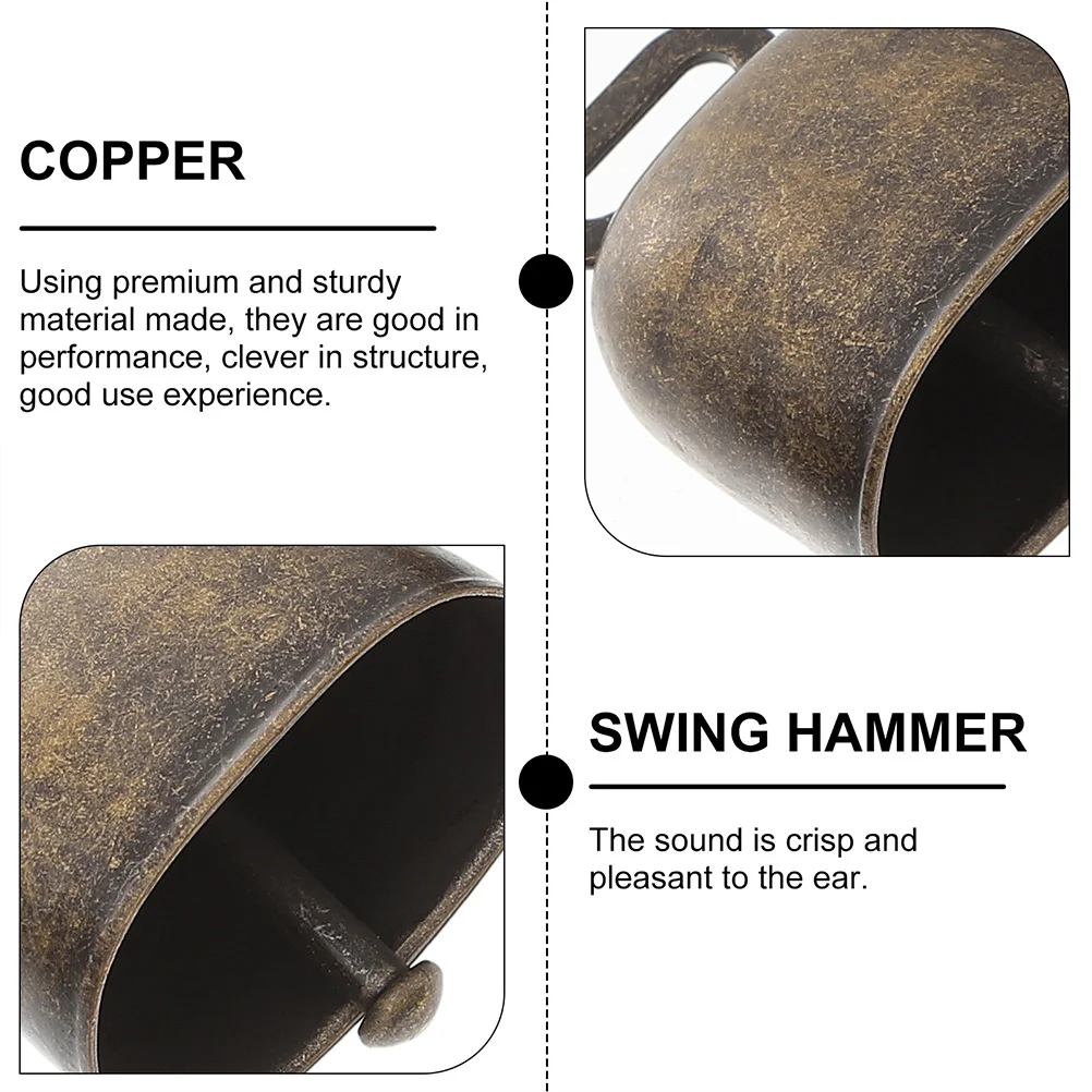 6 шт. металлические колокольчики винтажные большое кольцо в деревенском стиле