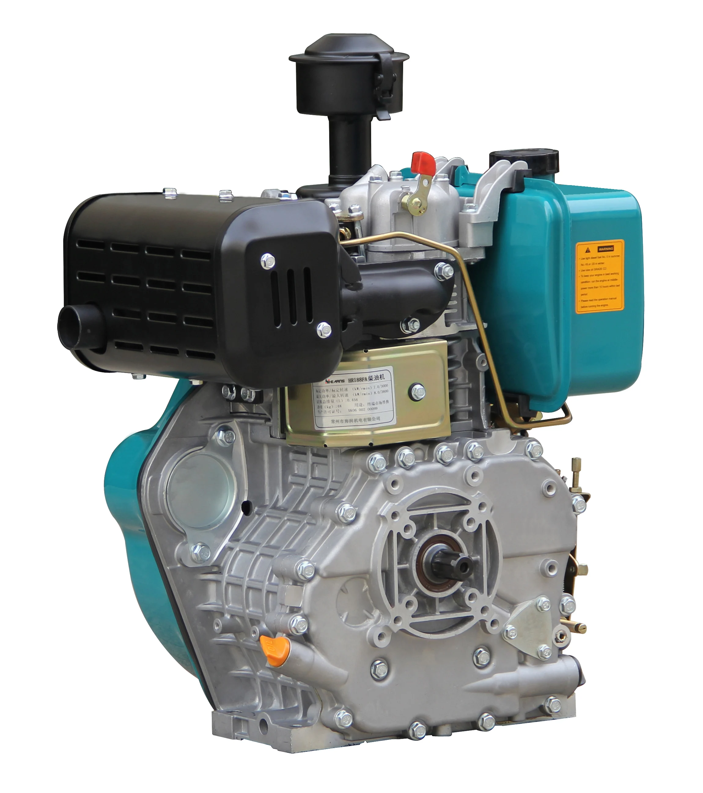 zevarns Spline shaft die-sel двигатель с воздушным охлаждением 12h·p PTO модель в итальянском