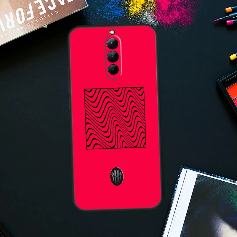 Оловянное зеленое освещение для ZTE Nubia Red Magic 9 8 8S Pro Plus RedMagic 6S 7S 6 7 Чехол