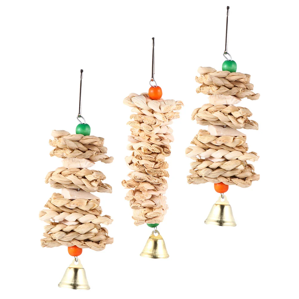 

3Pcs Suspending Toy For Birds Bird Toy For Parrots for Parrot Playing Bird