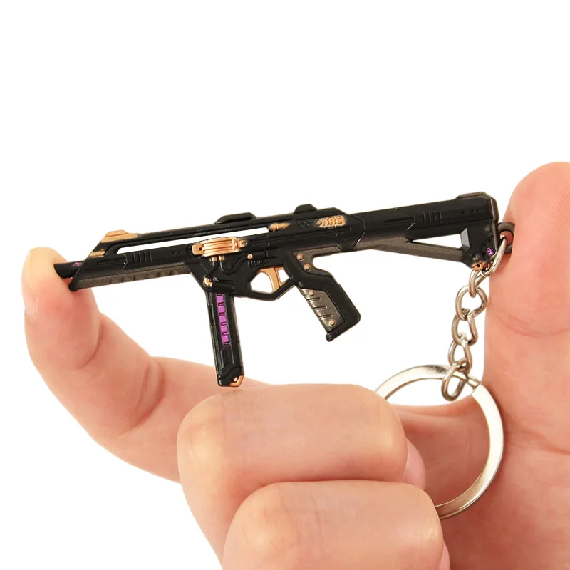 

Valorant Weapon Keychain Prelude To Chaos Stinger Model Game Peripheral Model Melee Reaver Metal Samurai Sword Pendant Gift Toys