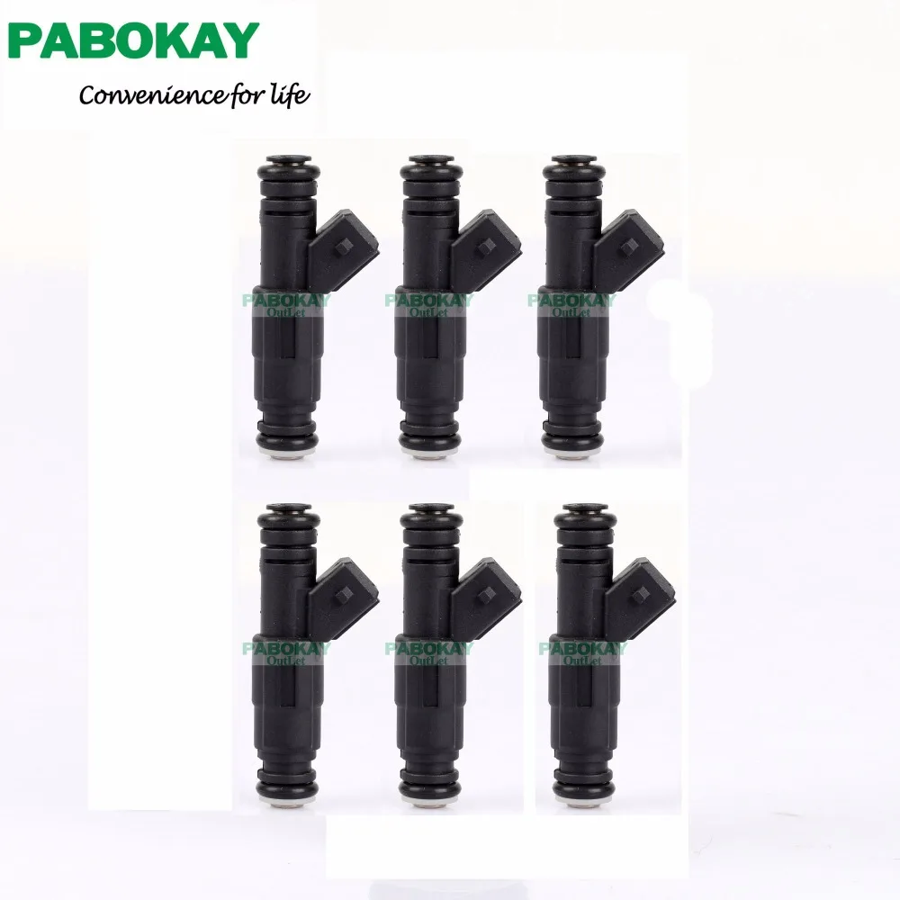 

6 pieces x FOR UPGRADE OEM 4 hole Fuel Injectors for BMW (increase HP and MPG) NEW 0280155884