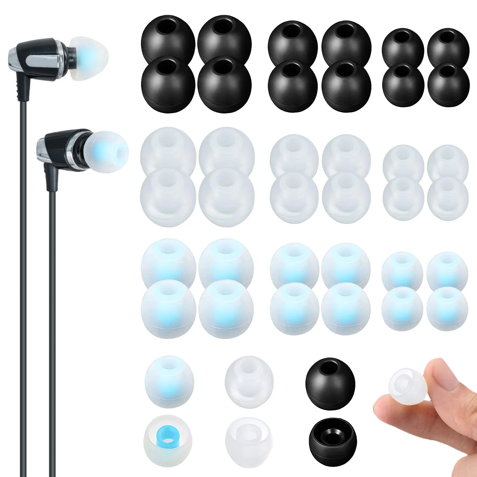 

Adjustable Ear Plug Colorful Earplug Earbuds Protective Cover Protector