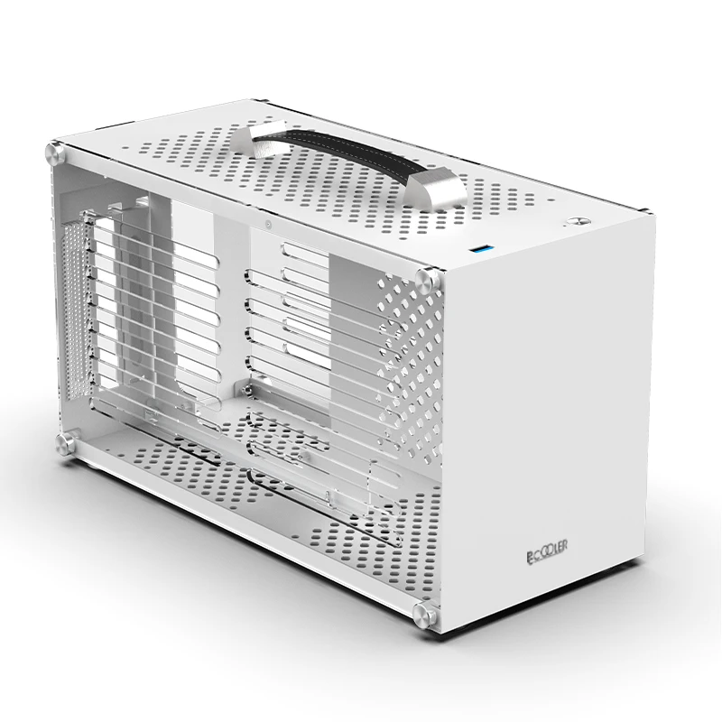 

PcCooler I110 A4 Chassis Small Desktop Computer Case Support i7 12700 RTX4080 SFX PSU HTPC Mini ITX Hummingbird 2