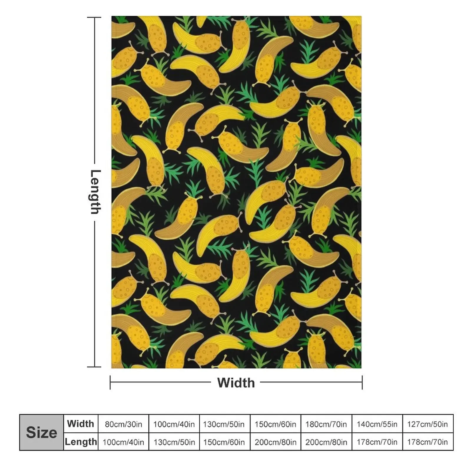 Черное одеяло с банановыми шлюзами мягкие кровати декоративные одеяла диваны