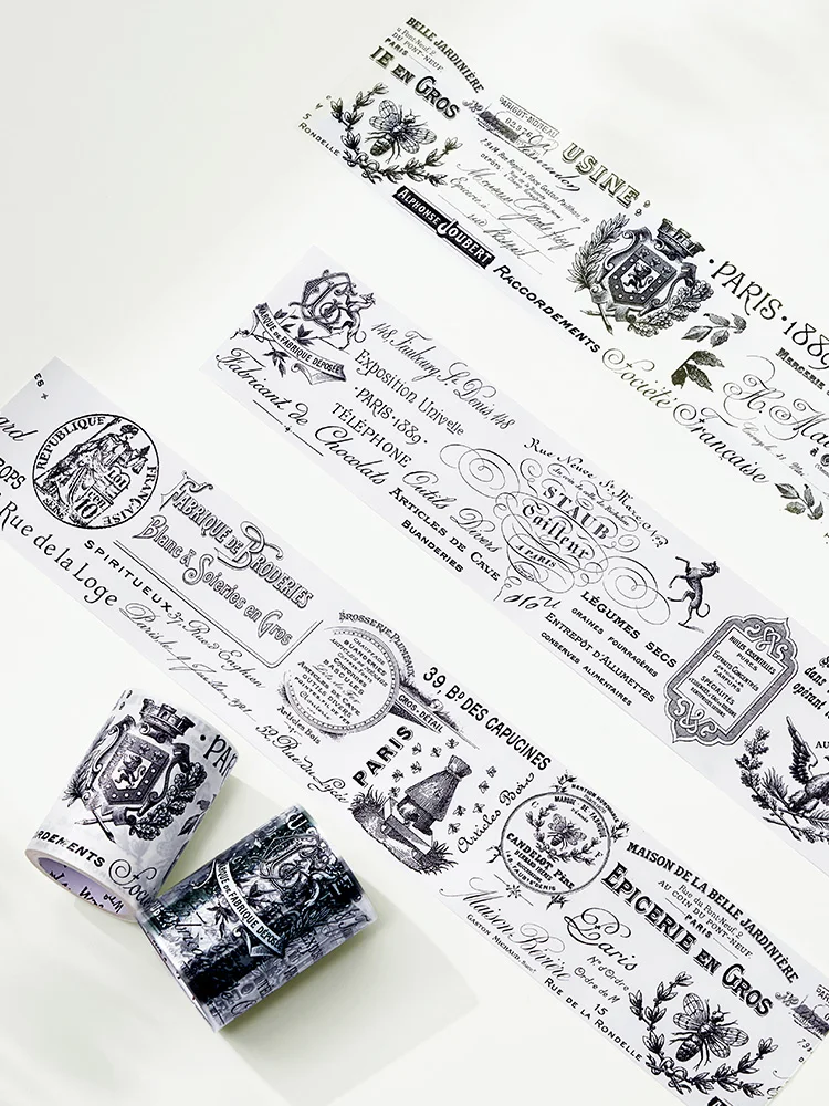 

Универсальная лента для домашних животных Washi 5 м для вдохновения Париж/Путешественник по сене