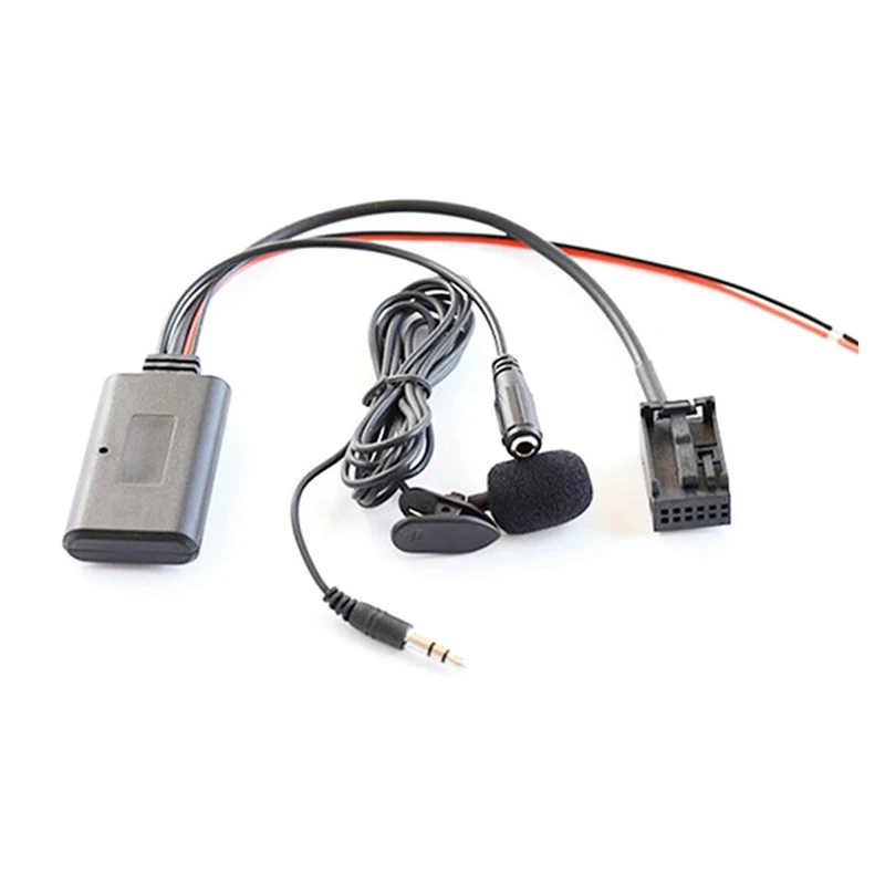

Car Bluetooth 5.0 Aux Cable Microphone Handsfree Mobile Phone Free Calling Adapter For-BMW E60 E63 E87 E88 E81 E82 E90