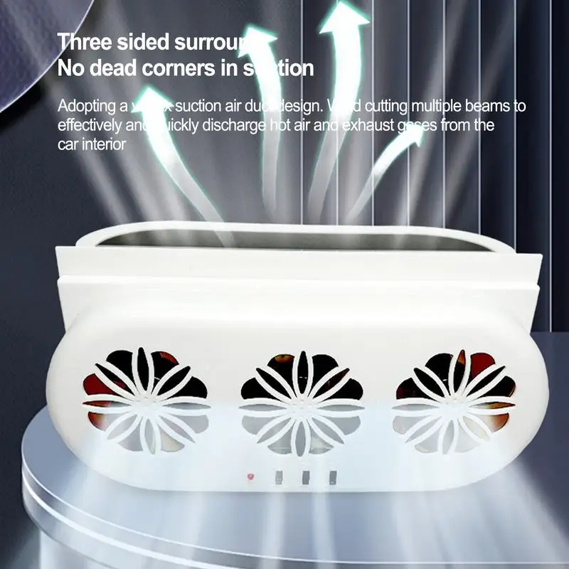 Вытяжной вентилятор для автомобиля на солнечной батарее USB-вентилятор