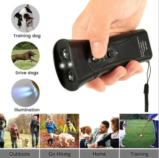 

Ультразвуковой приводной Отпугиватель собак с двойной головкой, с двойной боковой стороны, предотвращает атаку, устройство для обучения ла...