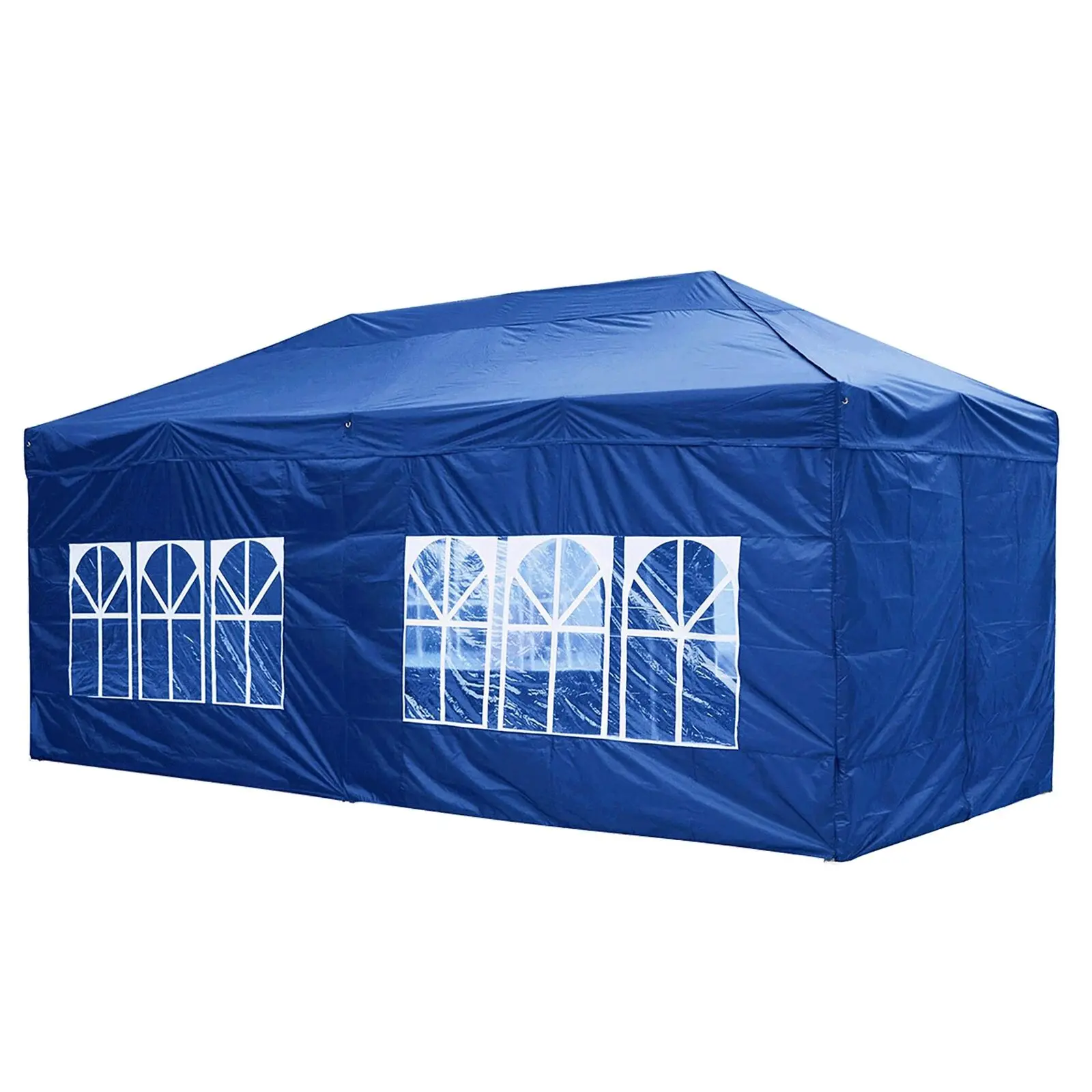 

10X20ft Durable Pop Up Canopy Folding Height Adjustment Gazebo Navy Blue