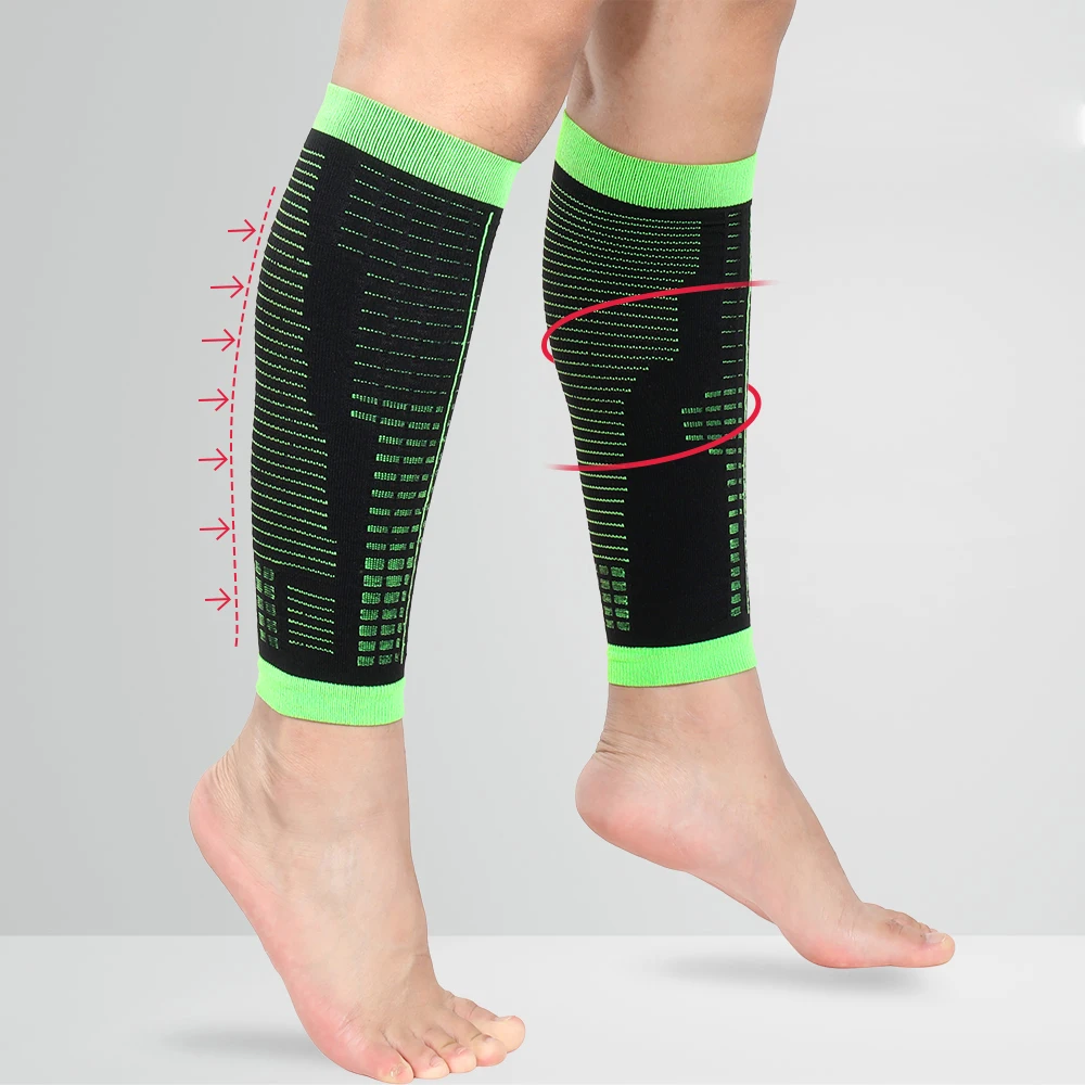 Compression Legwarmer Sleeves Muscle Protection Breathable Running Basketball Soccer Marathon Football Leg Guard Gear Men Women