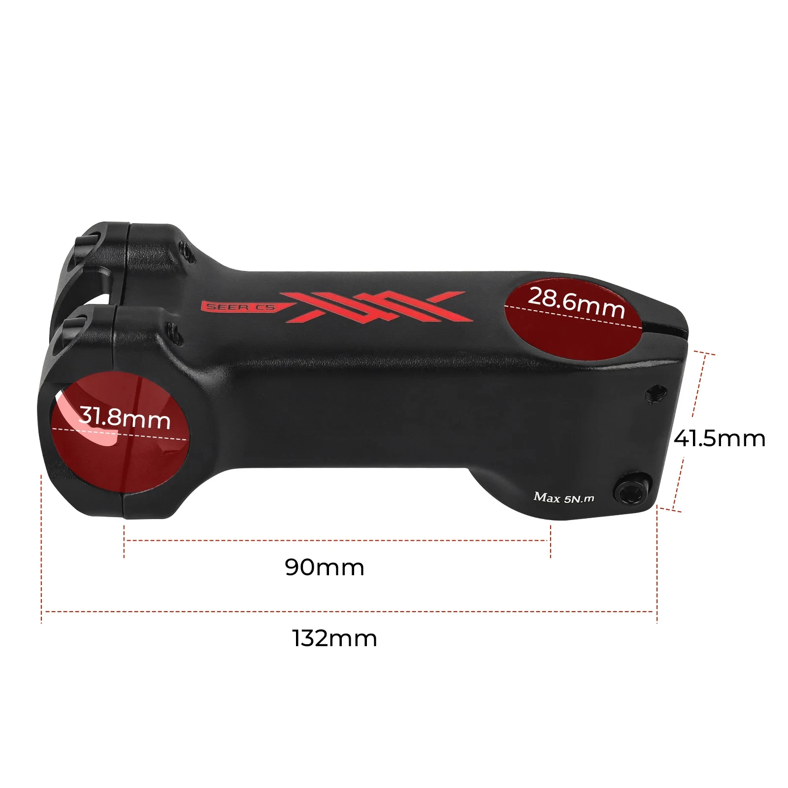 Стержень для горного велосипеда BOLANY 28 6x31 8 мм стержень под углом 90 из алюминиевого