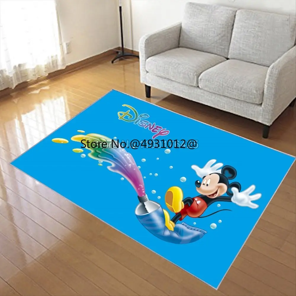 2023 г. семейные коврики Disney с Микки и Минни Маус детский игровой коврик моющийся