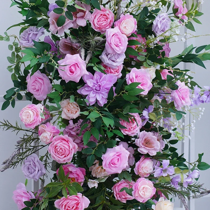 Hochzeit Hintergrund Bogen Dekor Anordnung Blumen Роза Лила розовая для малышей дышащая краска пористый