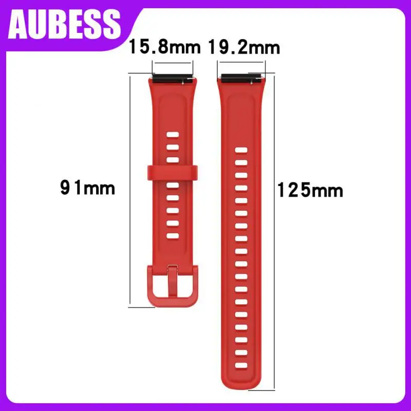 

Smart Replacement Watchband Silicone Watchband For Huawei Band 7 Silicone Strap Correa Bracelet Strap Accessories Sport Bracelet