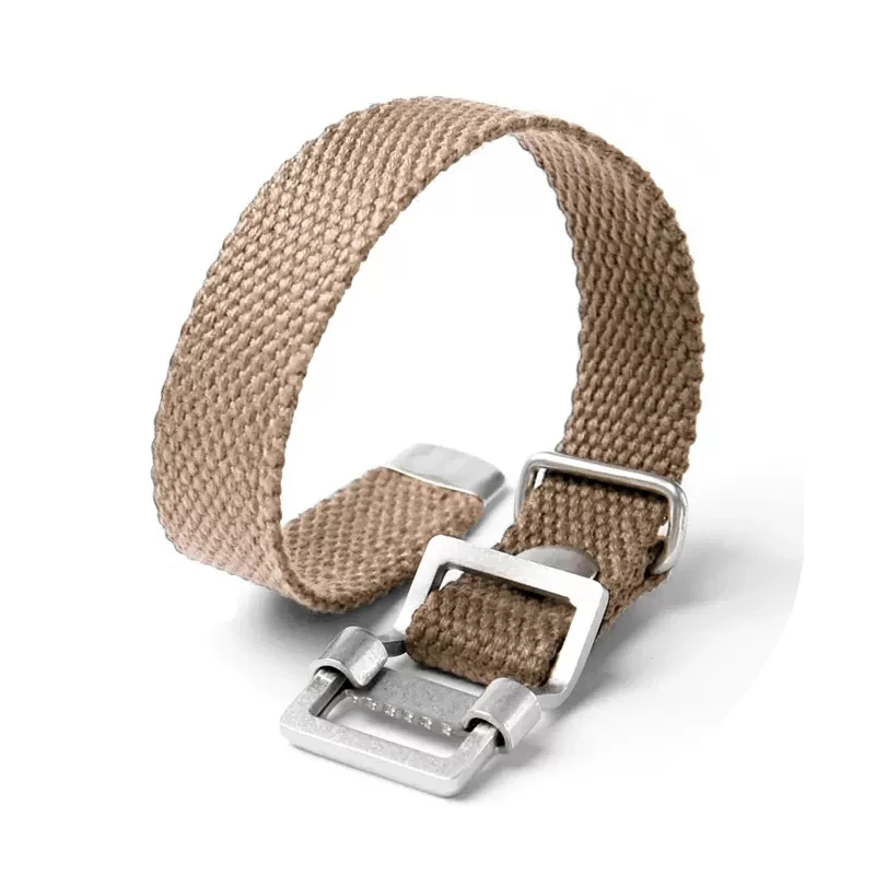 Weave Canvas Watchband 20mm 22mm Watch Strap Blue Green Replacement Wristband For Man Military Watch