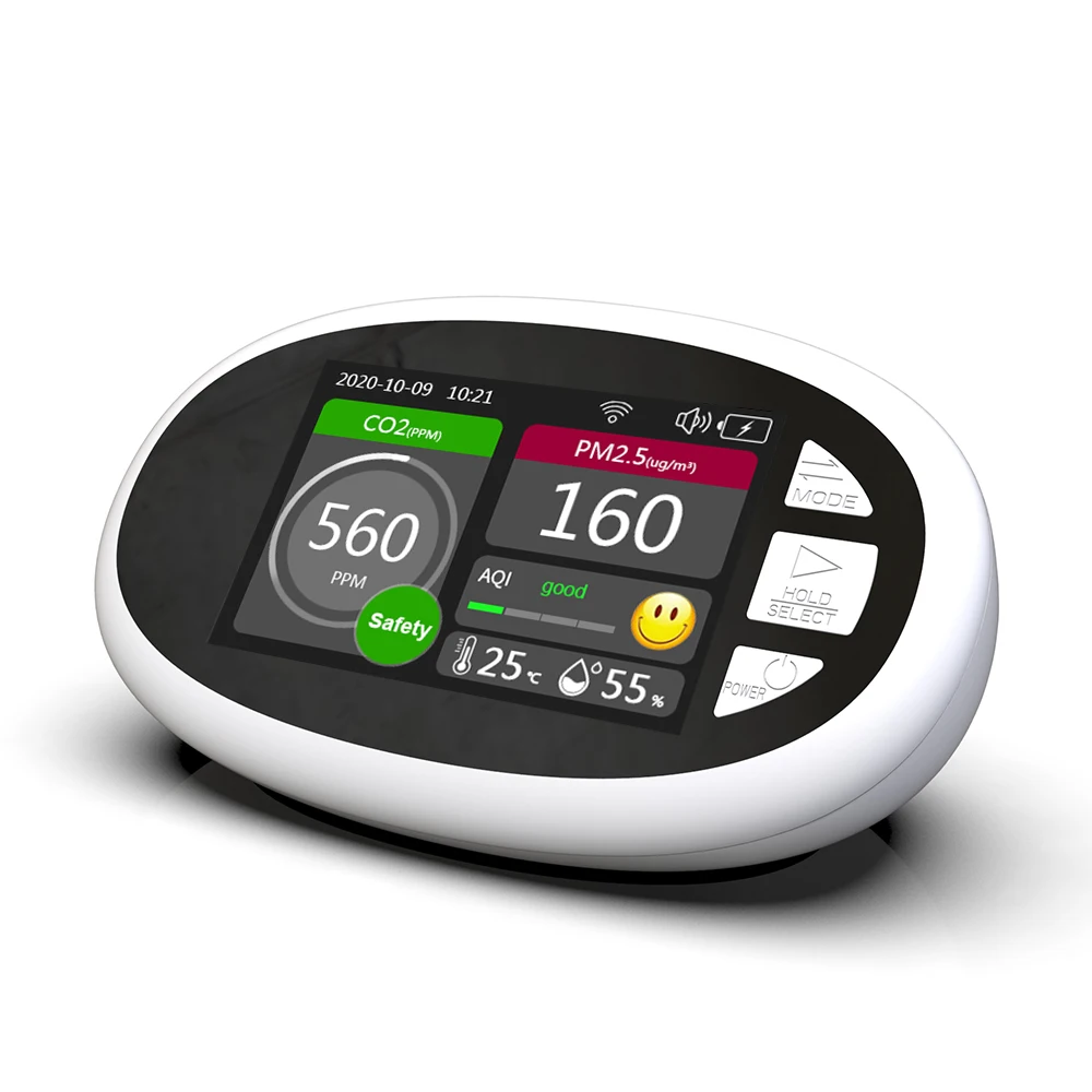 

Измерение качества воздуха в помещении, детектор температуры и влажности, граффити, интеллектуальная ссылка с монитором качества воздуха Tuya Wi-Fi