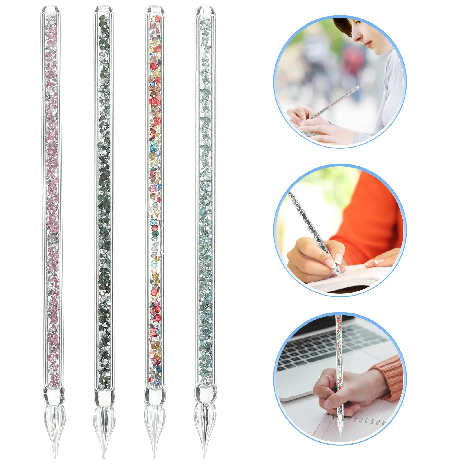 

Novelty Dip Pen Glass Signing Portable Practical Painting Creative Signature Decorative Colorful