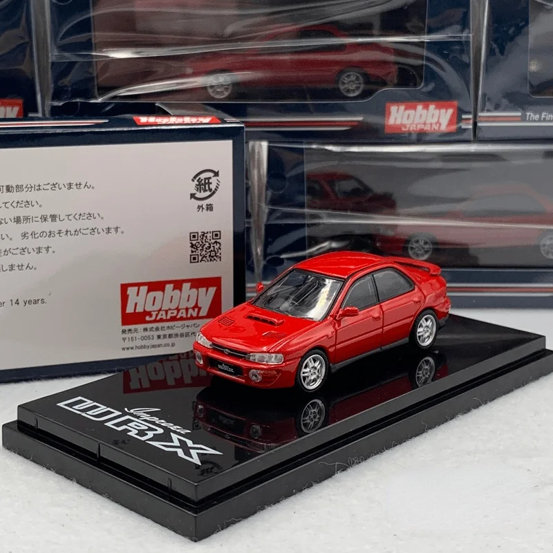 

Hobby JAPAN 1:64 Subaru Impreza WRX GC8 STI II alloy car model collection decoration holiday gift
