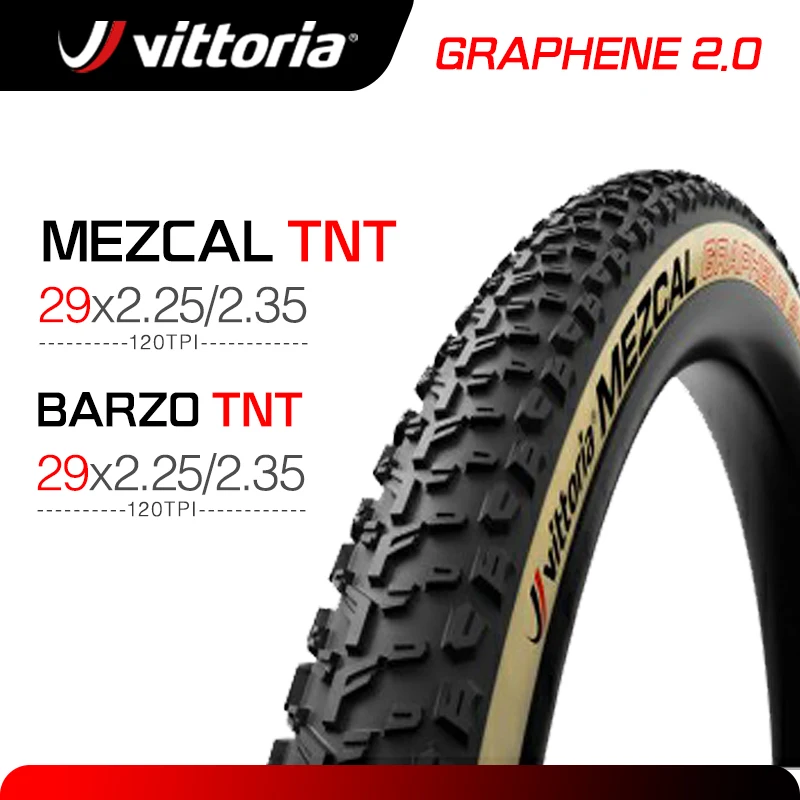 

MEZCAL VITTORIA 29x2.25 /29X2.35 BARZO 29 MTB in Tubeless Tire Graphene 2.0 Mountain Bike Vacuum Off-Road Folding 29 Tire