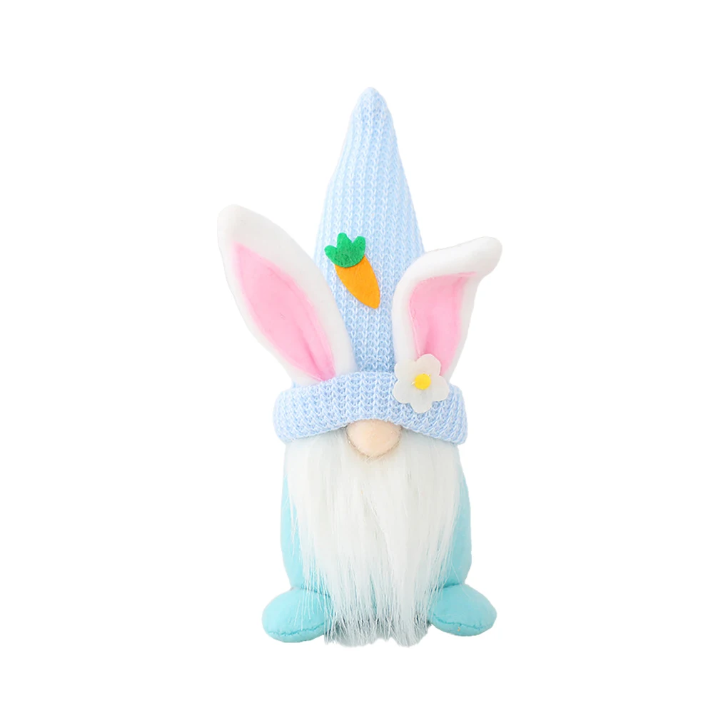 

Easter Decorations Table Decoration Crafts Festival Ornament Scene Layout Rabbit Ear Gnome Doll Festivals Gifts