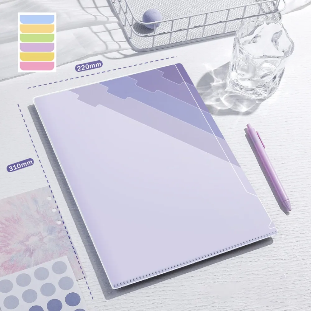 

Пластиковая папка для файлов А4 градиентного цвета