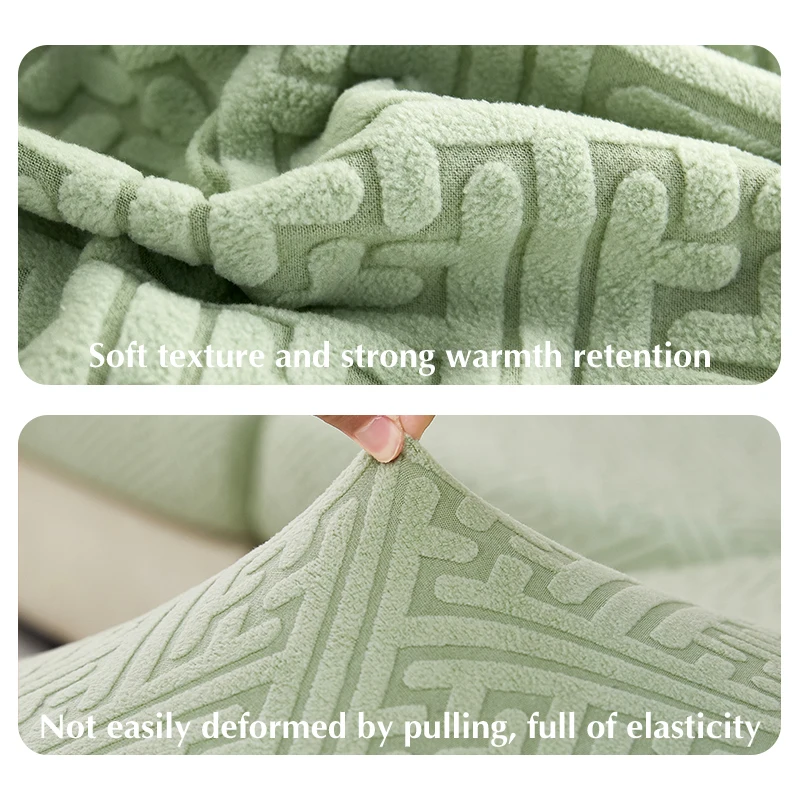 XAXA Чехол для дивана с жаккардовой юбкой-тюльпаном L-образных стульев и акцентов