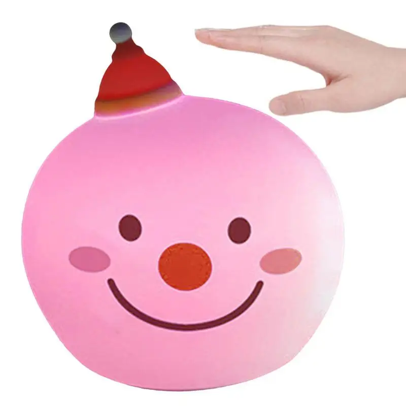 

Lighted Snowman Heads Decorative Snowman Table Lamp With 7 Colors Light Snowman Lamp Decor USB Charging Bedroom Table Lamp