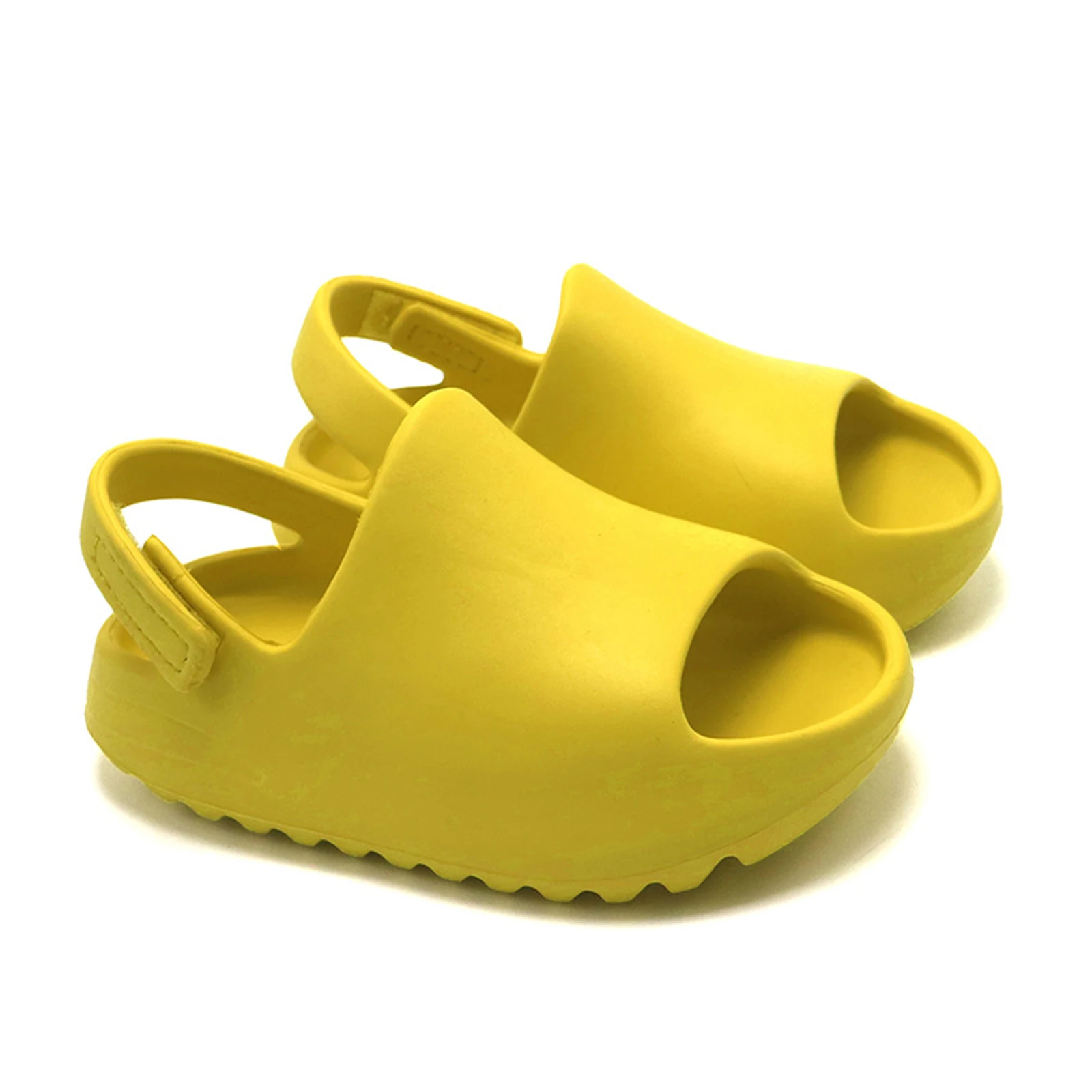 

Summer Baby Toddler Kids Slip-On Fashion Sandals Boys Girls Foam Beach Slides Bone ResinChildren Lightweight Water Shoes