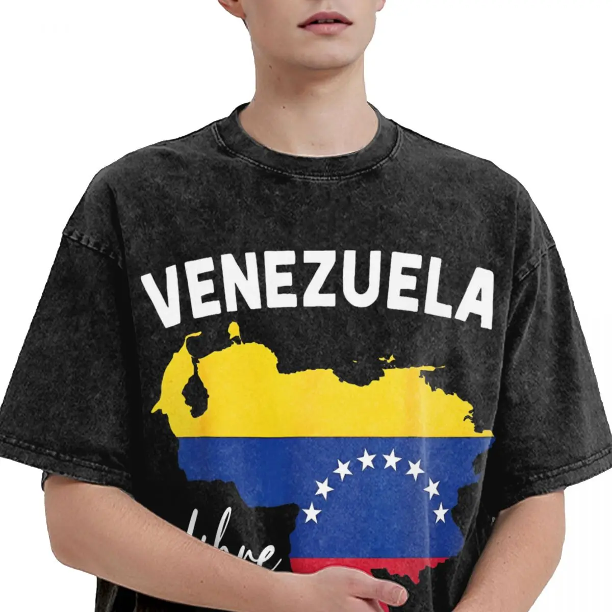 Футболка с рисунком флага Венесуэлы Америки популярные футболки