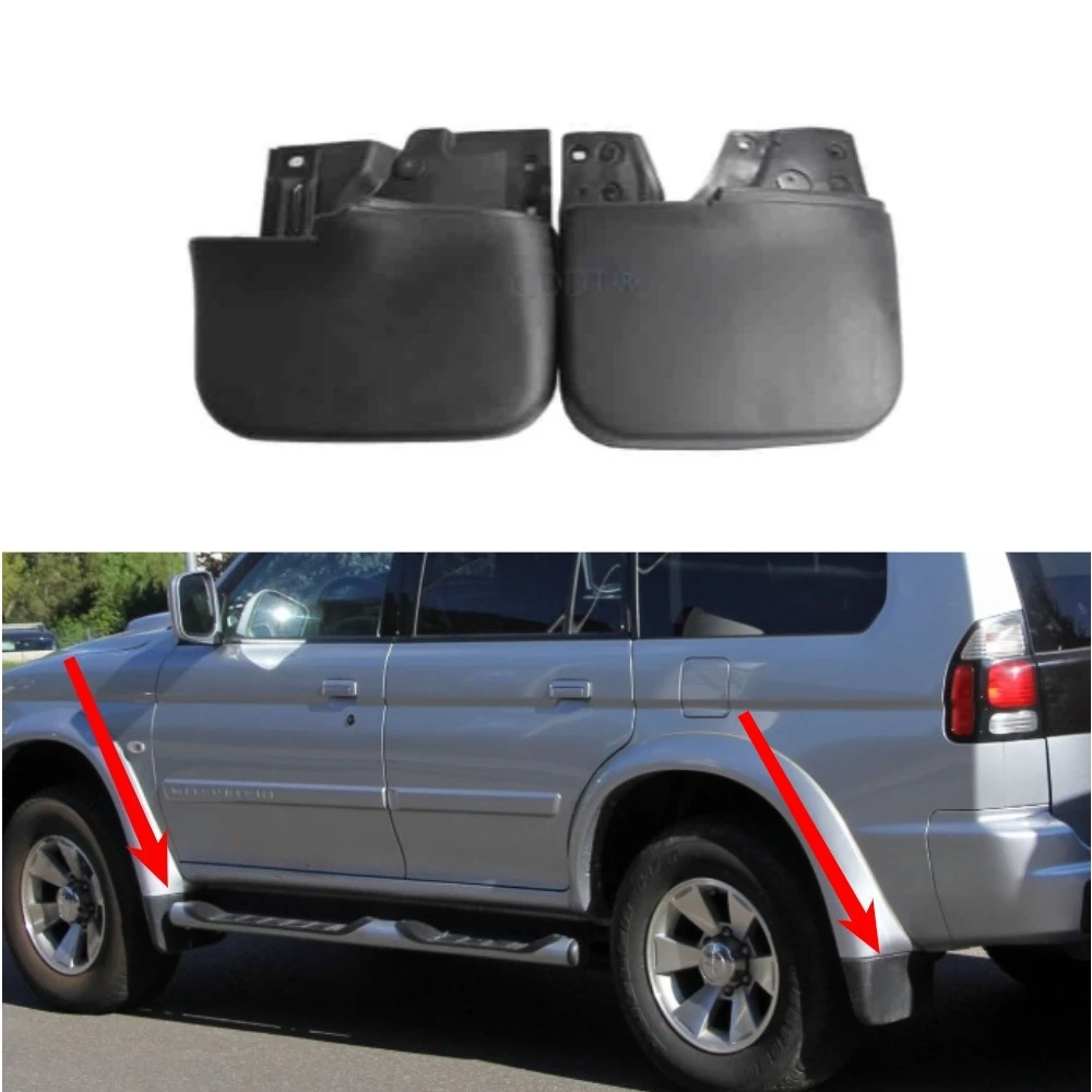 

1 шт., разные брызговики 3,0 л для Pajero Sport 1997-2004, задние брызговики для Montero Sport K90 MR230944