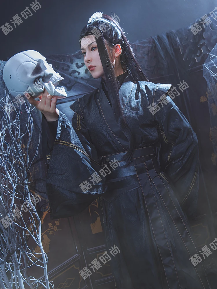 Костюм для косплея аниме Tian Guan Ci Fu небесный официальный благословение Hexuan черный