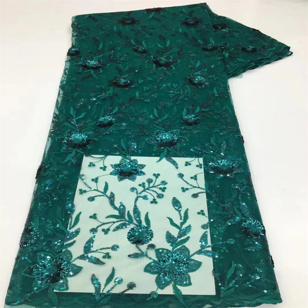 5 ярдов Последняя французская Тюлевая кружевная ткань 2024 Высококачественная