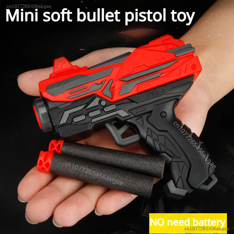 

Children'S Toy Soft Bullet Gun Mini Version Eva Bullets With Suction Shooting Soft Bullet Gun Single Shot Toy Boy Birthday Gift