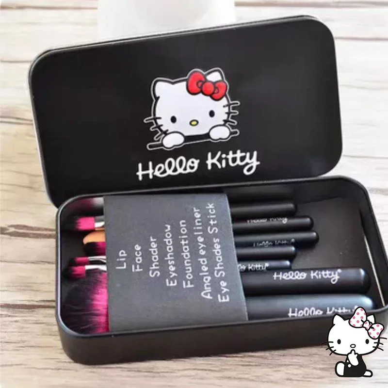 

Cartoon model toy Makeup Brushes Fashion Anime Sanrio Y2k Accessories Kitty Stuff Women Beauty Tools Girls Ins Gift Gift Box