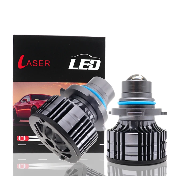 Laser led headlight Upgrade Lemon greeen color h7 h11 9005 9006 50w led lens fog light yellow green white lighting car led bulbs