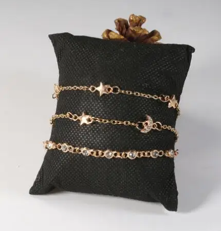 

Летний крутой и освежающий браслет со звездой и луной, инкрустированный бриллиантом, 3 платья, часы оптом, большие ожерелья, ювелирные издел...