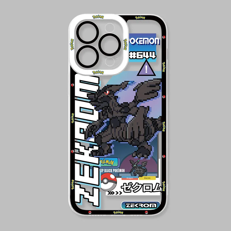 Фото Чехол для телефона с изображением аниме-персонажей Pokémon ZEKROM GRENINJA RAYQUAZA для Samsung A57 A07 A36 A26 A56 A16 A25 A15 A05 A54 A34 A24 A14 A13 A53 A33 №4